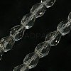 Glass Beads Strands EGLA-E010-8x12mm-09-1