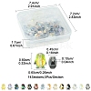 70Pcs 14 Colors Electroplate Glass Beads EGLA-FS0001-47-4