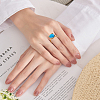 1Pc Adjustable 925 Silver Ring Adjustable Ring Findings FIND-DC0006-64G-6