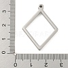 Non-Tarnish 304 Stainless Steel Laser Cut Pendants STAS-U009-03B-P-3