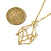 Crystal Cage Holder Necklace NJEW-JN04606-02-4