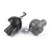 Natural Labradorite Pendants G-N0325-10O-2