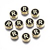 Alloy Enamel Beads ENAM-N052-006-02R-RS-1