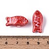 Handmade Porcelain Ceramic Beads PORC-T133-28F-3