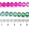Transparent Painted Glass Beads Strands DGLA-A034-T6mm-A03-3