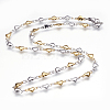 304 Stainless Steel Chain Necklaces STAS-P164-21GP-1