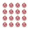 Golden Plated Alloy Enamel Charms LS-ENAM-S118-08Y-2