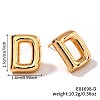 Brass Stud Earrings UV9543-4-1