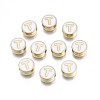 Alloy Enamel Beads X-ENAM-N052-006-01T-RS-1