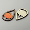 Halloween Theme Printed Wood Big Pendants X1-WOOD-TAC0015-09A-1