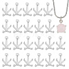 24Pcs Brass Charms Cabochon Settings KK-PH0014-17B-1