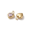 High Polished 304 Stainless Steel Micro Pave Cubic Zirconia Pendants STAS-L022-396A-G-2