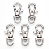 Alloy Swivel Lobster Claw Clasps PALLOY-T088-01P-4