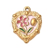 304 Stainless Steel Enamel Pendants STAS-A092-01D-G-1