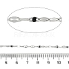 304 Stainless Steel Dapped Chains CHS-H036-01P-10-3