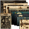 8pcs Retro Industrial Machinery Scrapbook Paper PW-WG10471-01-3