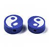Handmade Polymer Clay Beads CLAY-T016-65I-3