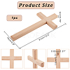 Wooden Cross Hanging Wall Decorations HJEW-WH0036-45-2