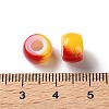 Spray Painted ABS Plastic European Beads KY-G033-02A-05-3