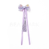 Bowknot Long Ribbon Alligator Hair Clip PHAR-D013-03E-3