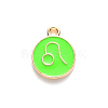 Alloy Enamel Pendants LS-ENAM-S124-01B-06G-2