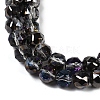 Transparent Electroplate Glass Beads Strands X-EGLA-N002-34C-C21-3