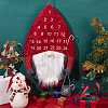 Christmas Non-woven Fabric Gnome Calendar Pendant Decorations HJEW-WH0042-82A-4