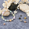 160Pcs 8 Colors Alloy Rhinestone Beads FIND-CW0001-11-6