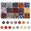 750Pcs 15 Styles Mixed Gemstone Beads Sets G-UN0001-40-1