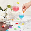 Silicone Wine Glass Charms AJEW-NB0002-06-2