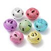 Spray Painted Iron Bell Pendants IFIN-M036-03-1