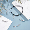 304 Stainless Steel Bayonet Clasps STAS-UN0001-88B-4