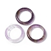 Natural Amethyst Plain Band Ring RJEW-P044-01B-08-1