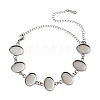 Non-Tarnish 304 Stainless Steel Bracelet Making SA-CBAFBB7-01P-B-1