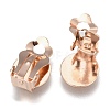 304 Stainless Steel Clip-on Earring Findings STAS-E482-16RG-2