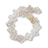 Natural White Agate Beads Strands G-M418-D03-01-3