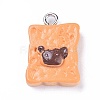 Bread Theme Resin Pendants RESI-K009-13P-12