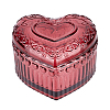 Heart Shaped Glass Jewelry Storage Boxes DIY-WH0899-48B-1