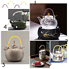 8Pcs 4 Colors Plastic Teapot Handle FIND-PH0003-41-4