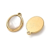 Natural Freshwater Shell Pendants STAS-G397-06G-01-2