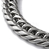 304 Stainless Steel Cuban Link Chain Necklaces NJEW-P288-19P-2