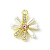 Alloy and Rhinestone Pendant FIND-Z045-01B-G-1