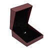 Square Leather Bracelet & Bangle Gift Boxes with Black Velvet LBOX-D009-05A-1
