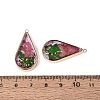 Epoxy Resin Pendants KK-Q082-01KCG-03-3