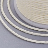 Round Waxed Polyester Cord YC-G006-01-1.0mm-16-2
