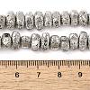 Electroplated Natural Lava Rock Beads Strands G-L606-D02-01C-4