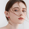 50Pcs Flat Round 304 Stainless Steel Stud Earring Settings STAS-BBC0005-84C-6