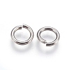 Non-Tarnish 304 Stainless Steel Open Jump Rings X-STAS-P212-25P-16-3