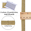 Gorgecraft 24 Yards 2 Colors Flat Nylon Elastic Cord/Band EC-GF0001-35A-2