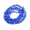 Transparent Glass Beads Strands EGLA-A044-T1mm-MB31-3